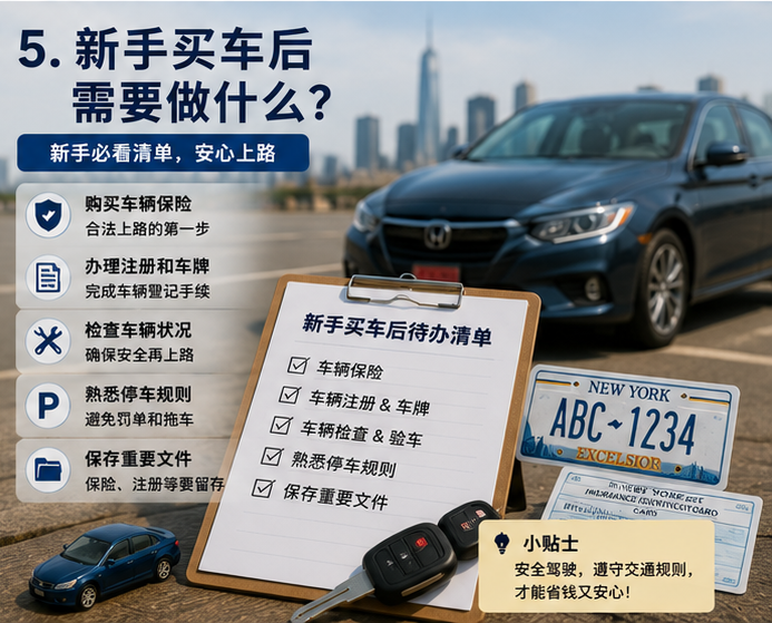 新手买车后需要做什么？
