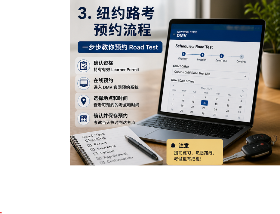纽约 DMV 办事前准备清单:新手容易忽略的几个重点